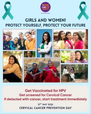 Instagram post from indiancancersocietyblr. This post is in position 1.